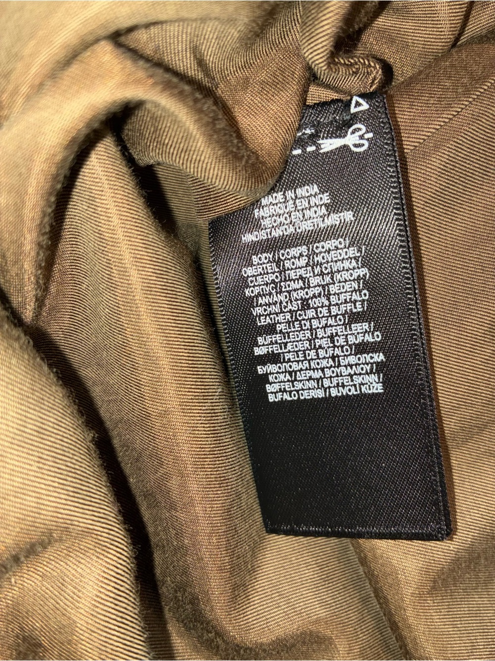 RRL Type 2 Buffalo Leather Brown Jacket - Picture 16 of 16